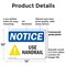Signmission Safety Culture Sign, 14 in Width, Plastic, Rectangle OS-2PACK-NS-P-1014-L-16785 - alternate 3